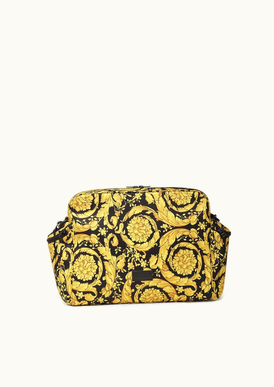 Versace Versace Barocco Baby Changing Mat Bag Black, Print