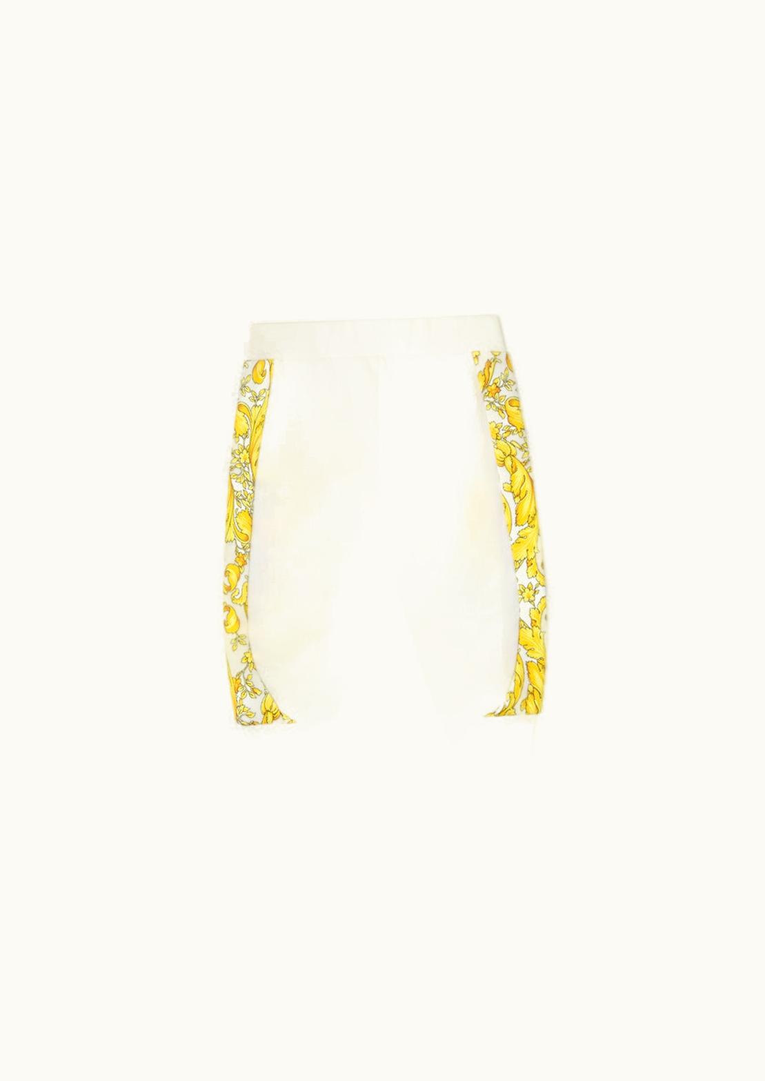 Versace Versace Barocco Baby Sweatpants White, Print