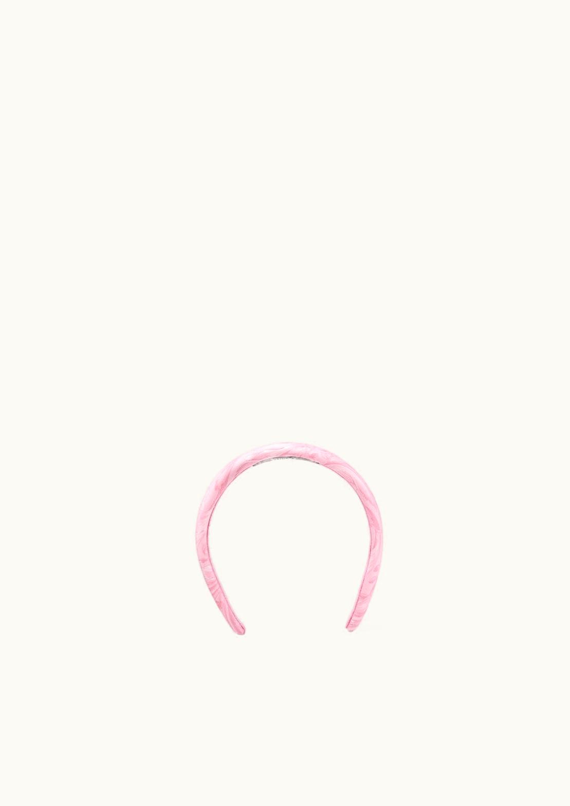 Versace Versace Barocco Headband Pink, Print