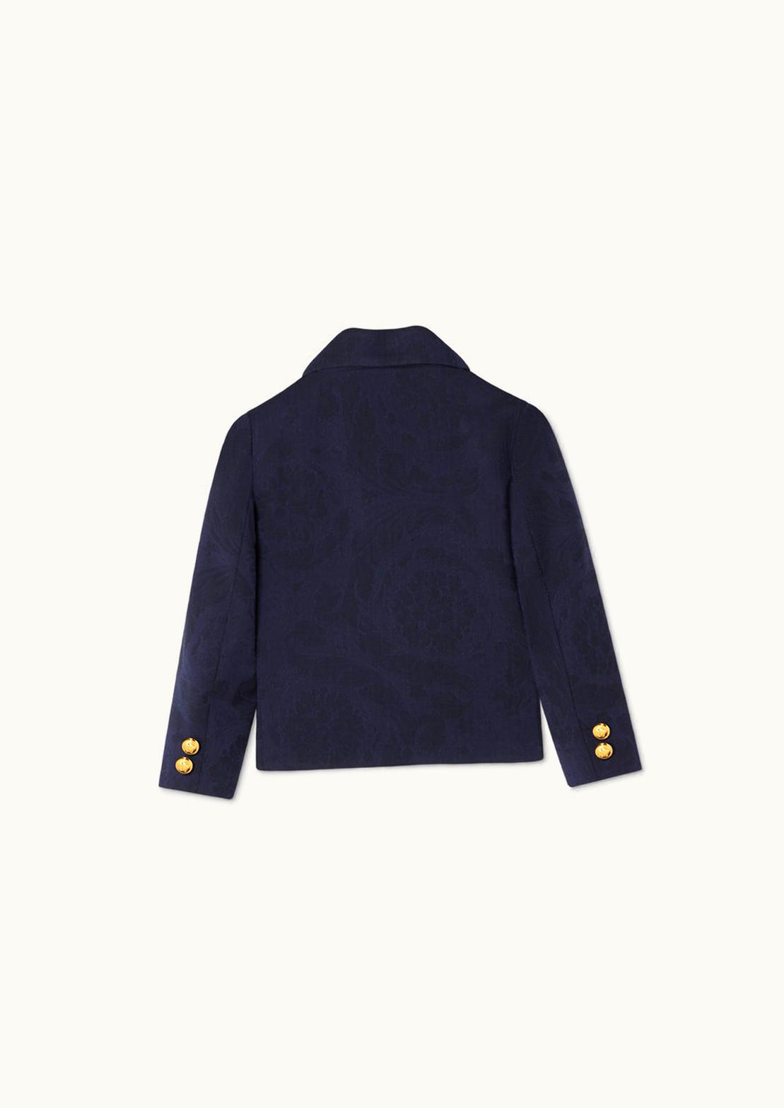 Versace Versace Barocco Jacquard Baby Blazer Blue