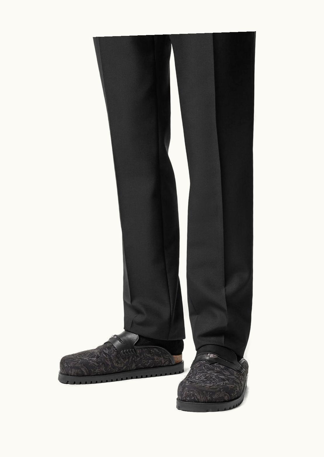 Versace Versace Barocco Jacquard Medusa Mules