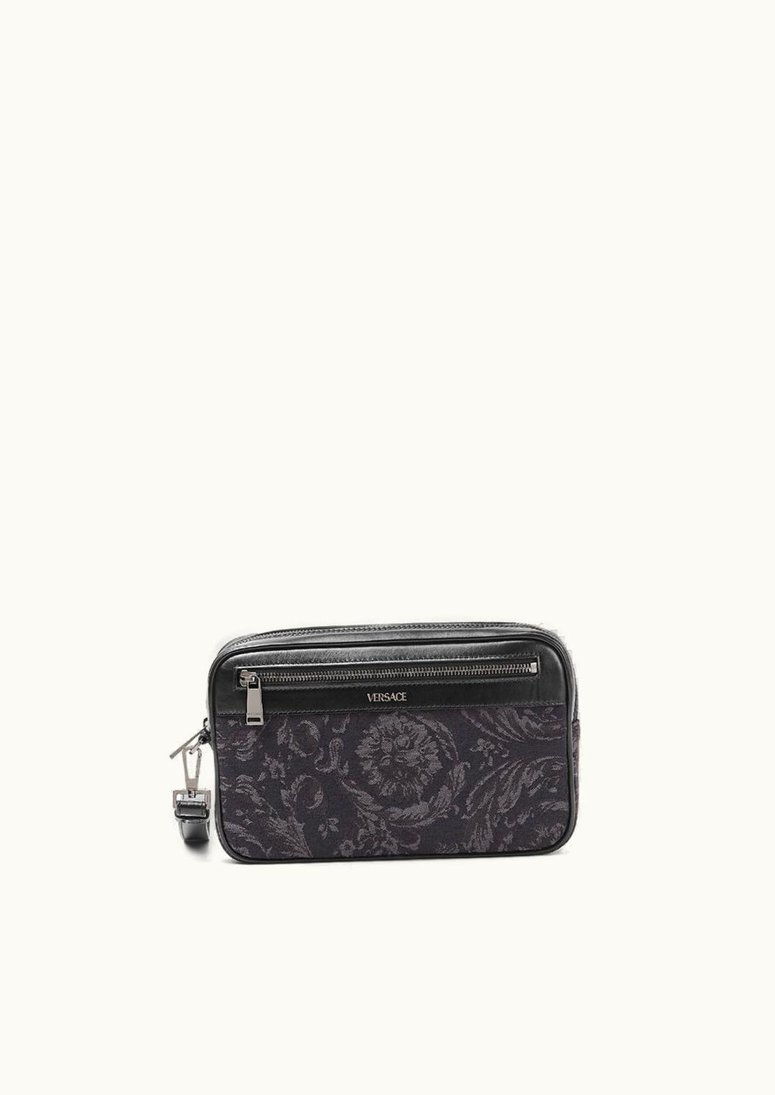 Versace Versace Barocco Jacquard Pouch Black, Print