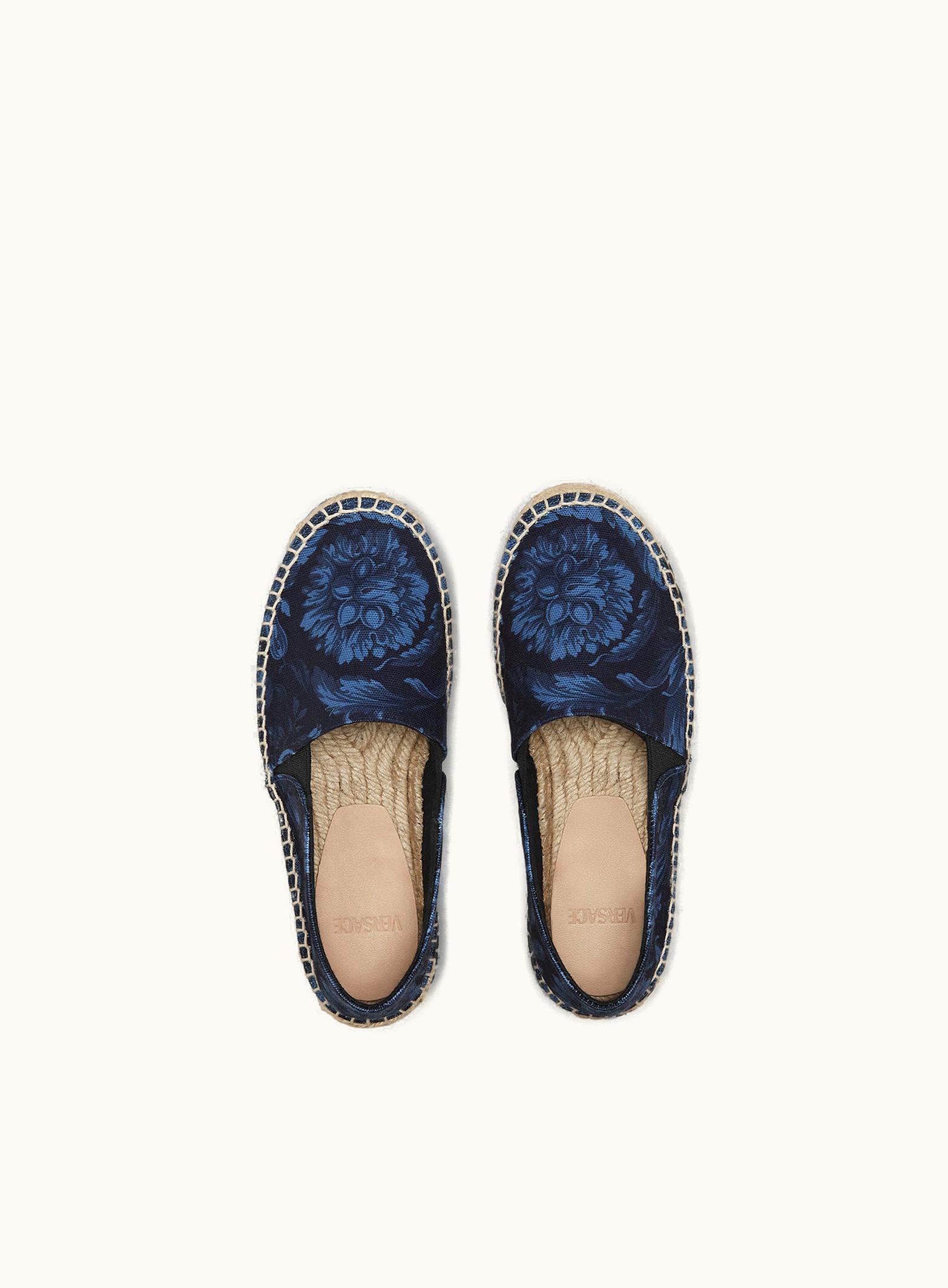 Versace Versace Barocco Kids Espadrilles Blue