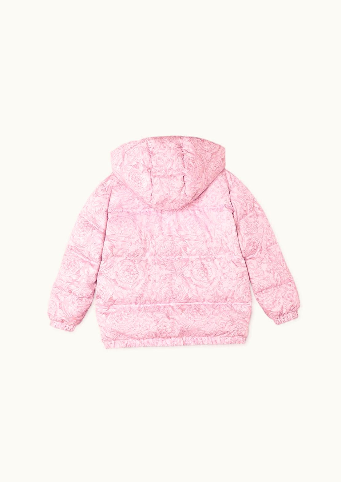 Versace Versace Barocco Kids Puffer Jacket Pink, Print