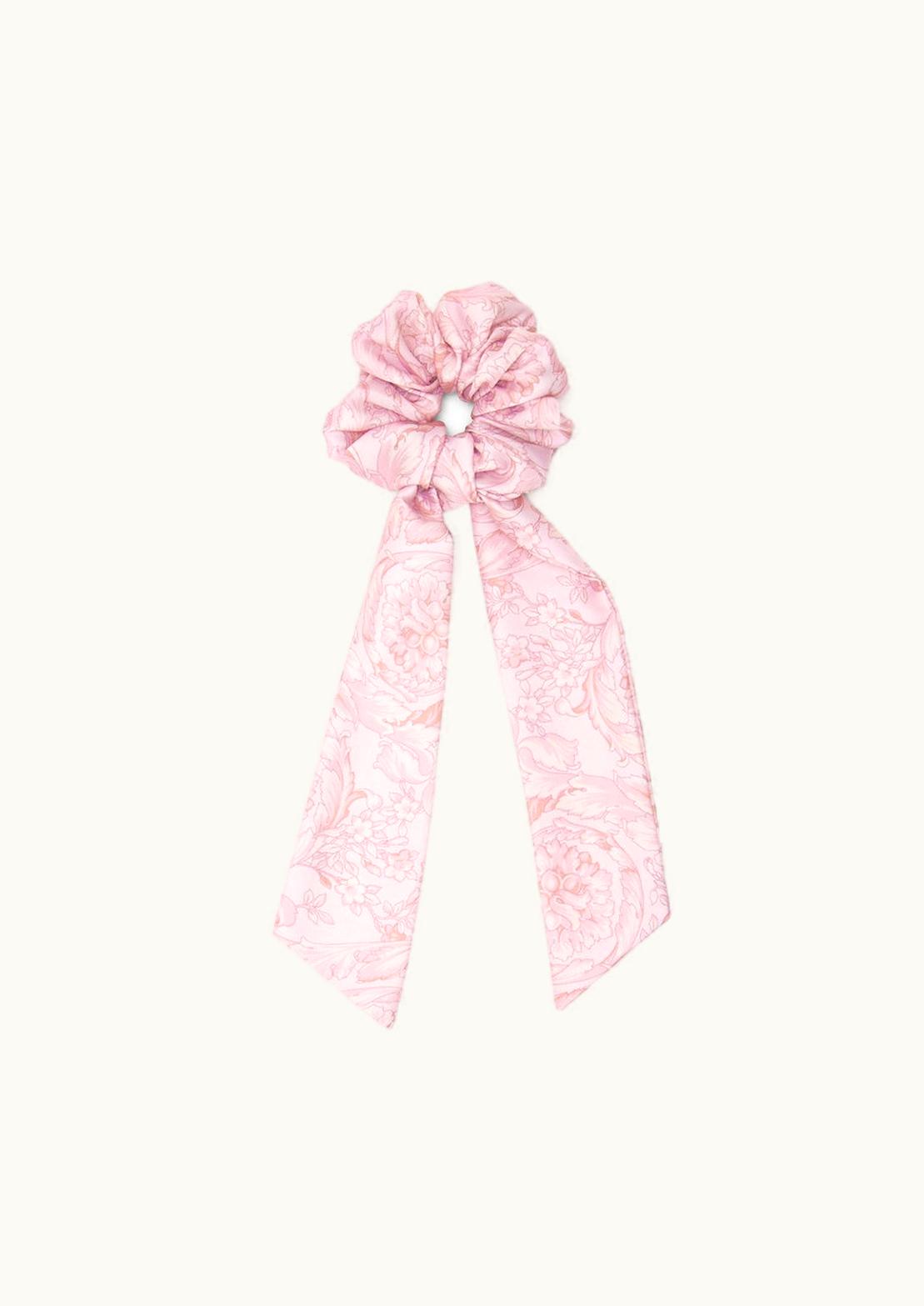 Versace Versace Barocco Kids Scrunchie Pink, Print