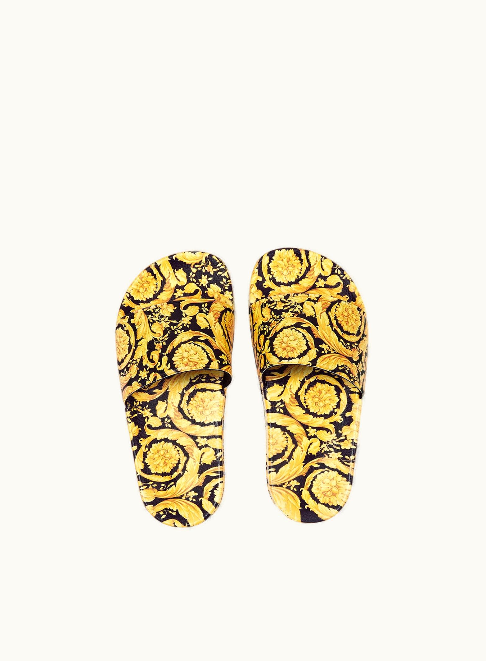 Versace Versace Barocco Kids Sliders Black, Print 1000255-1A00214_YC037_27-28_5B000__