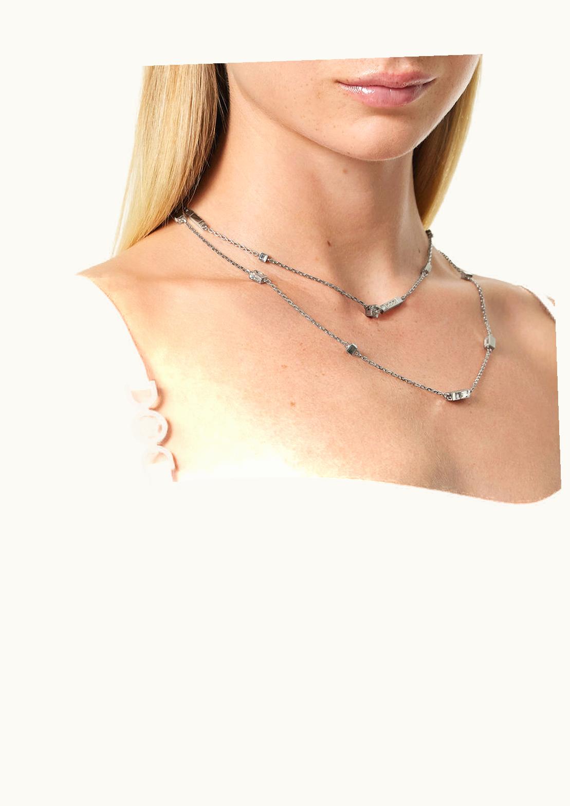 Versace Versace Medusa '95 Lace Trim Satin Cowl Top Black