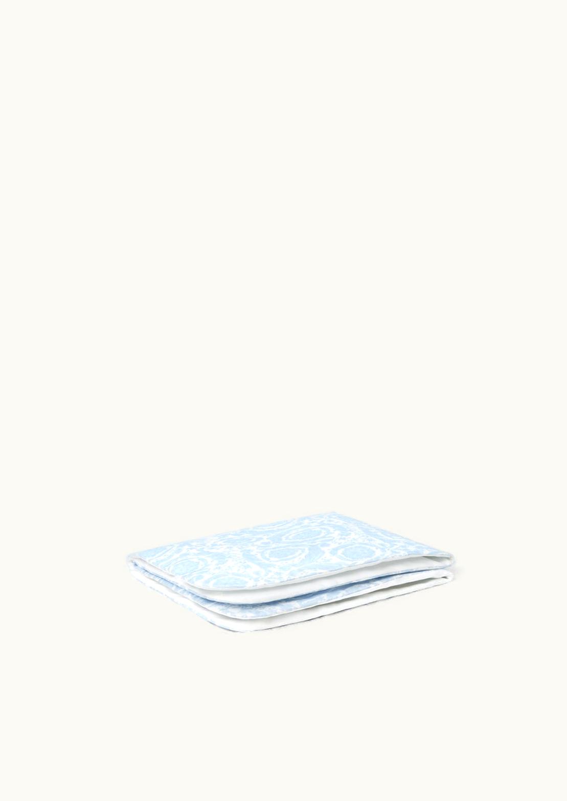 Versace Versace Barocco Padded Baby Blanket Blue