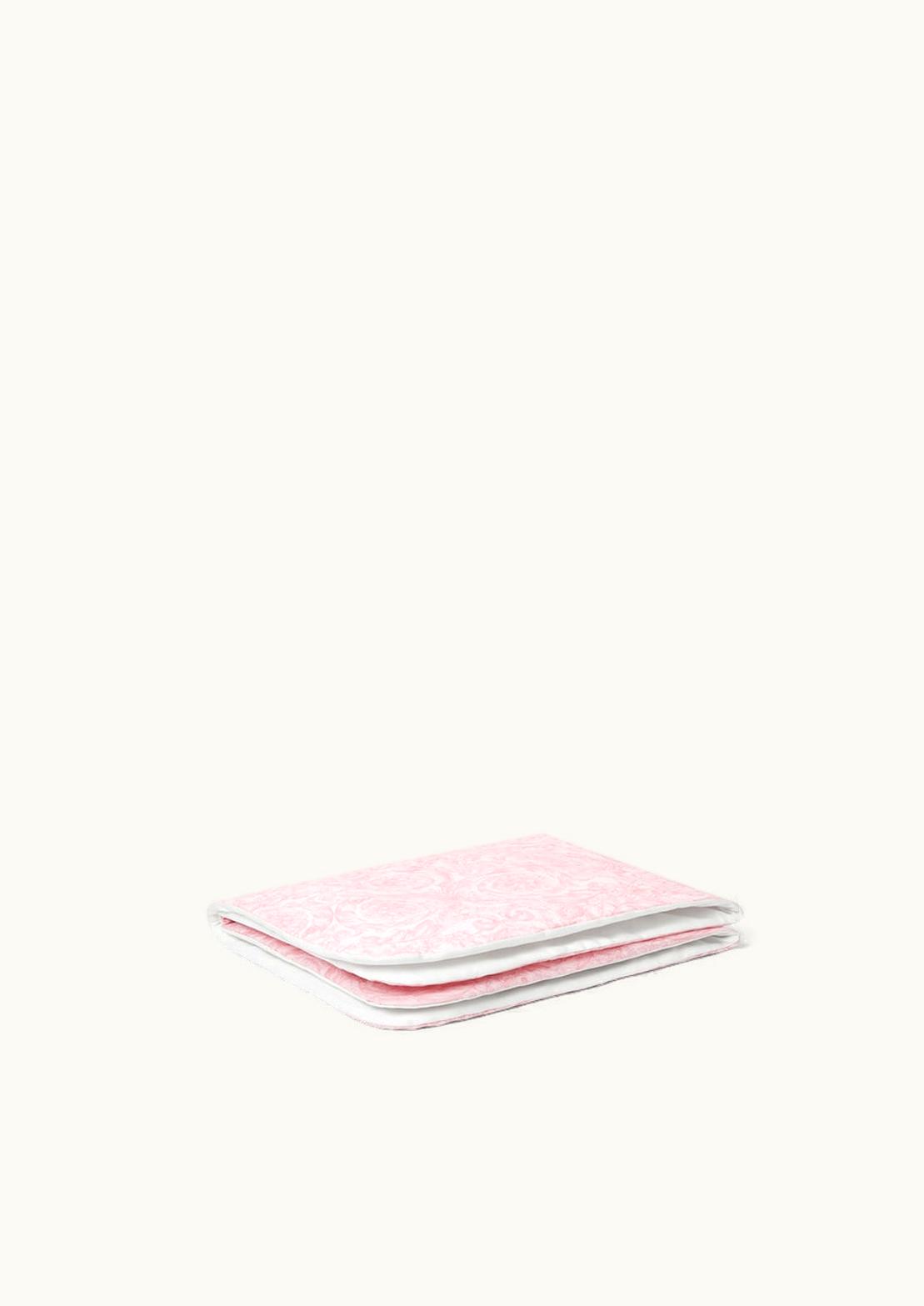 Versace Versace Barocco Padded Baby Blanket Pink, Print