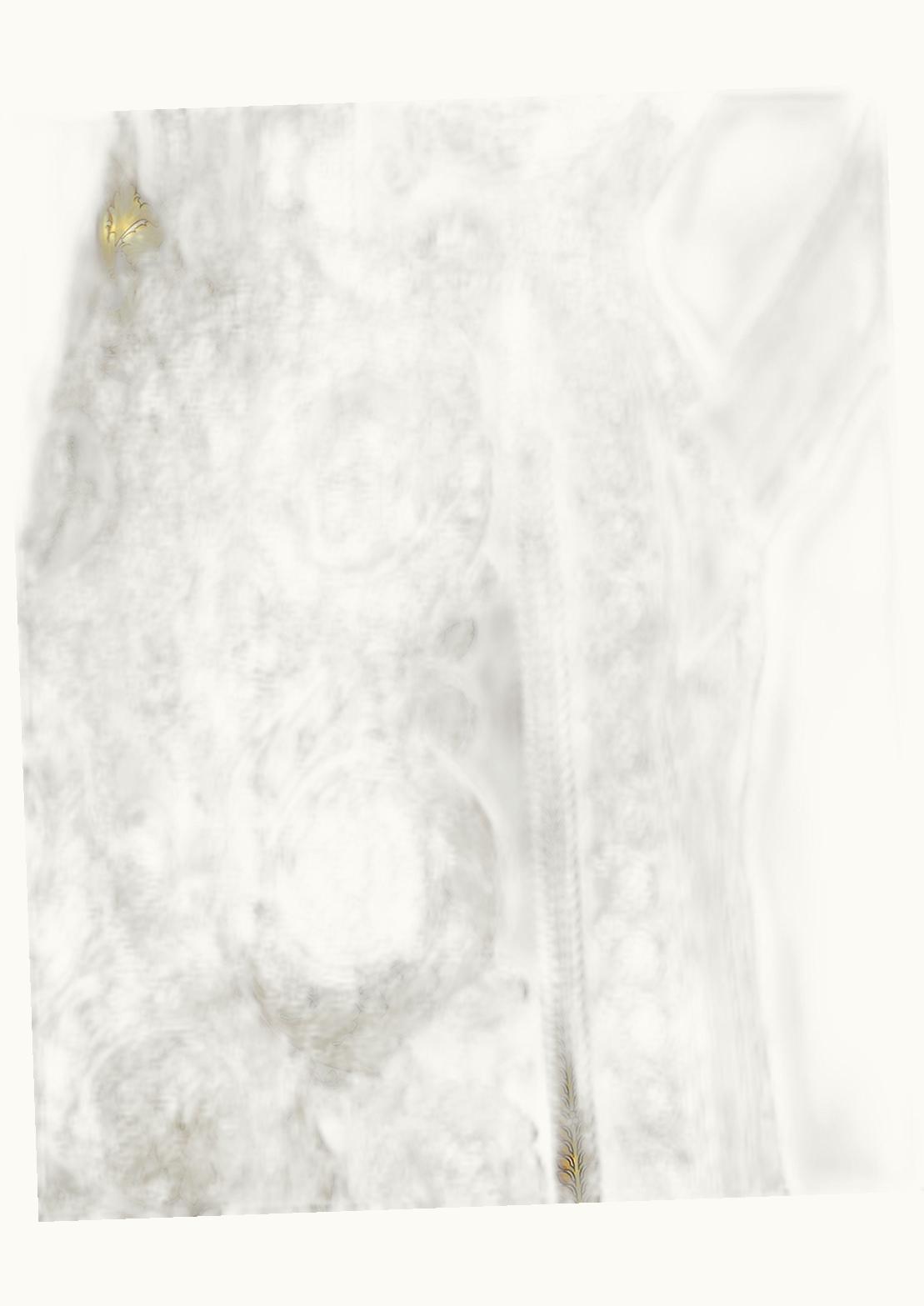 Versace Versace Barocco Silk Shorts Yellow, Print