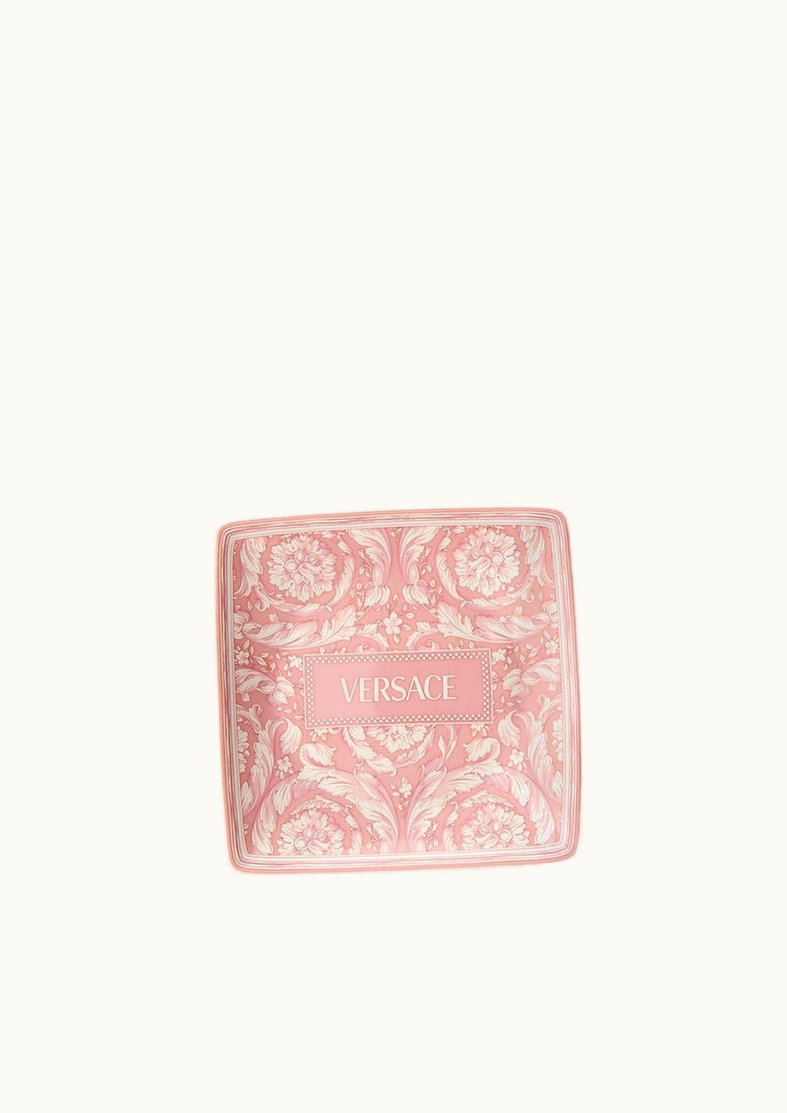 Versace Versace Barocco Square Plate 11, 5 CM Pink