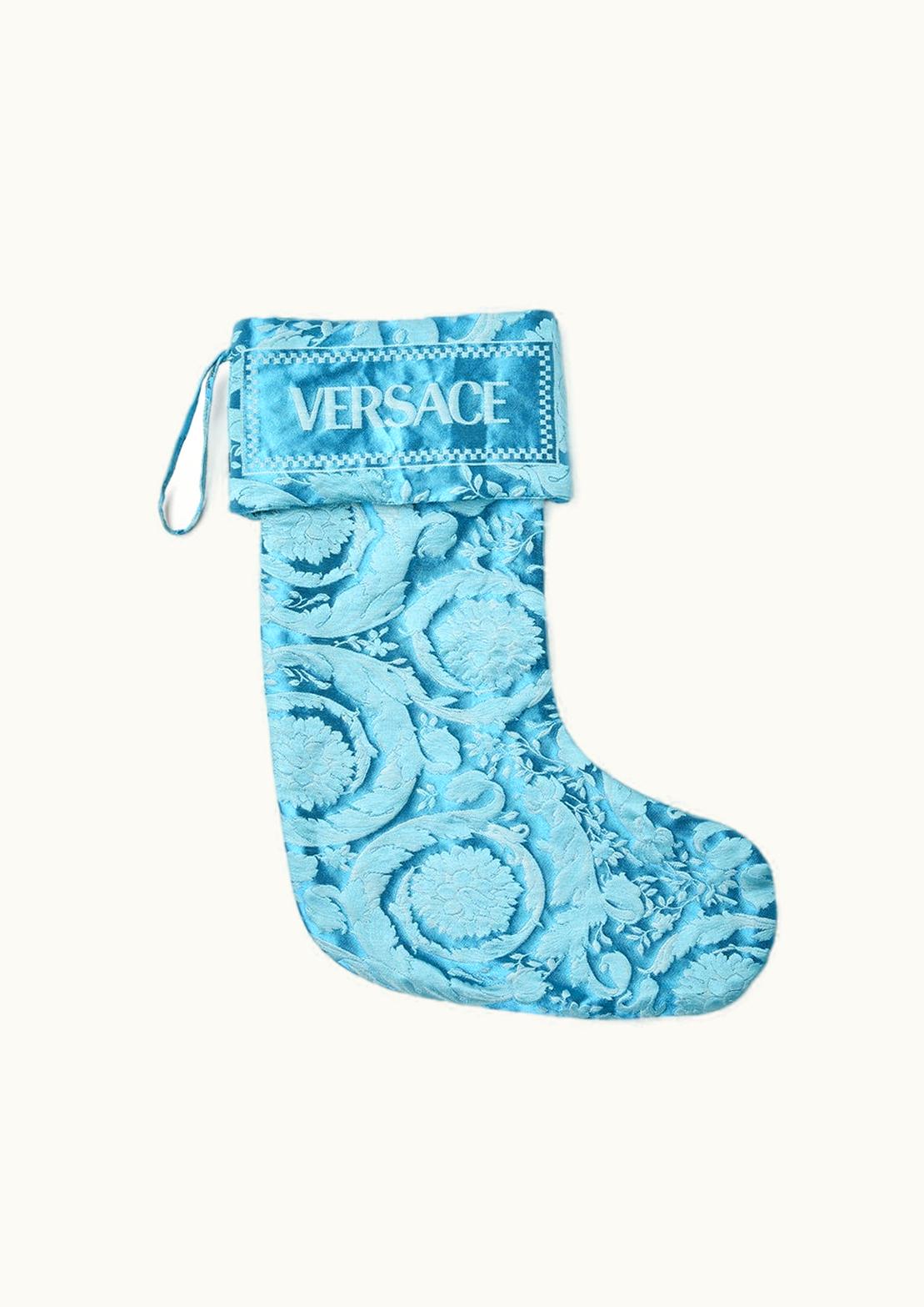 Versace Versace Barocco Stocking Blue, Print