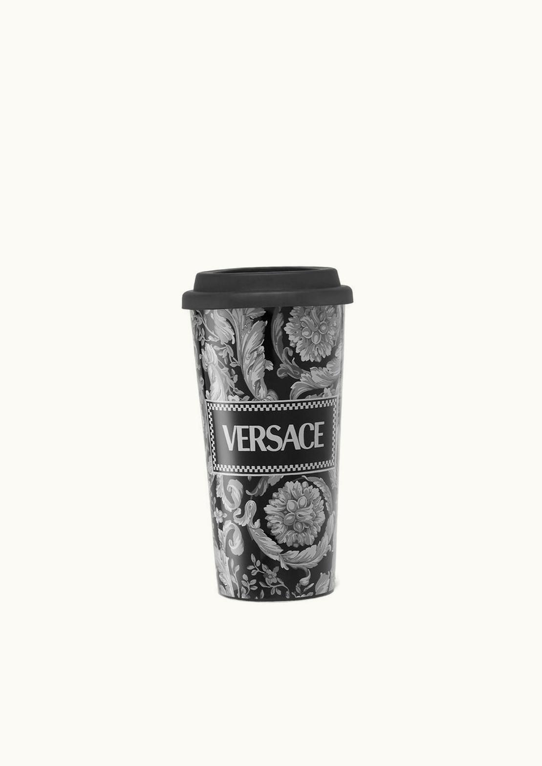 Versace Versace Barocco Travel Mug Black