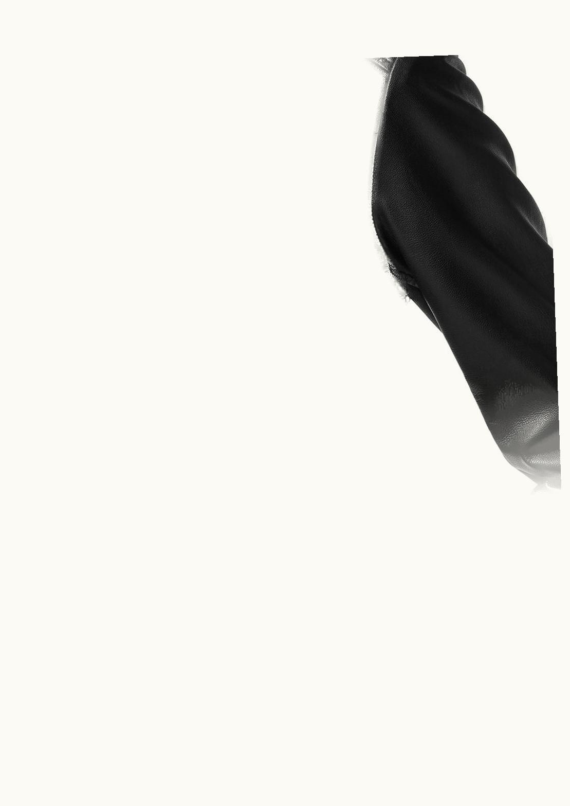 Versace Versace Institutional Logo Biker Jacket Black Bleached Outline