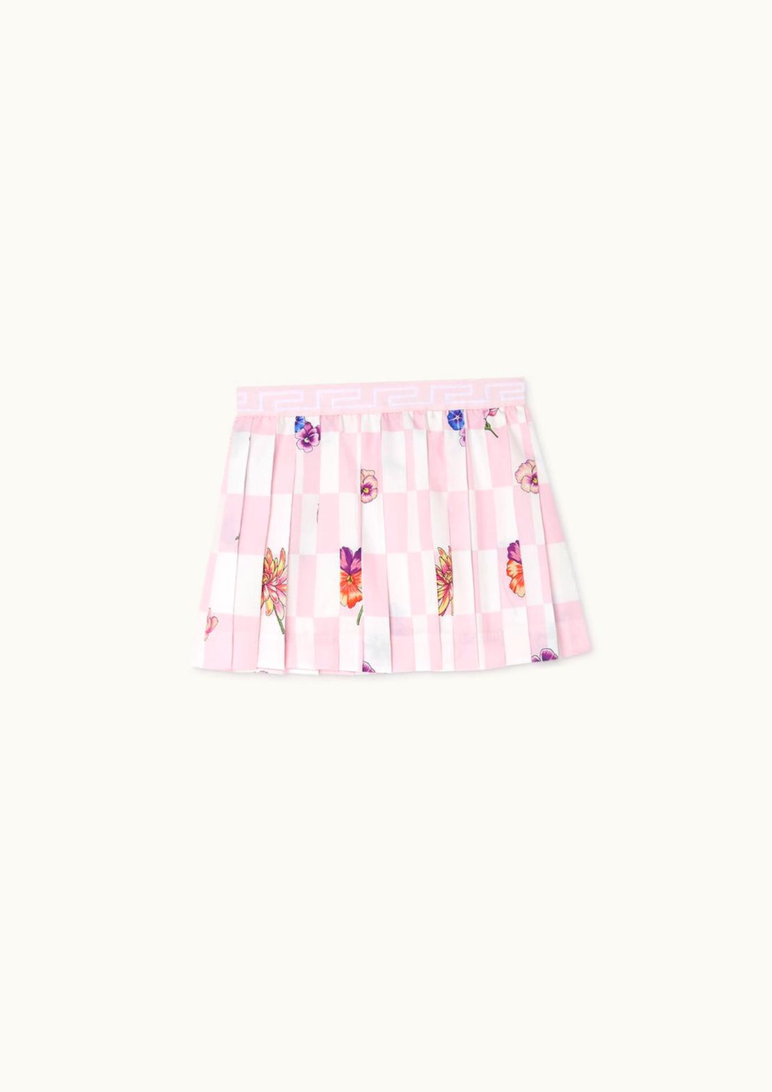 Versace Versace Blossom Baby Pleated Skirt Pink, Print