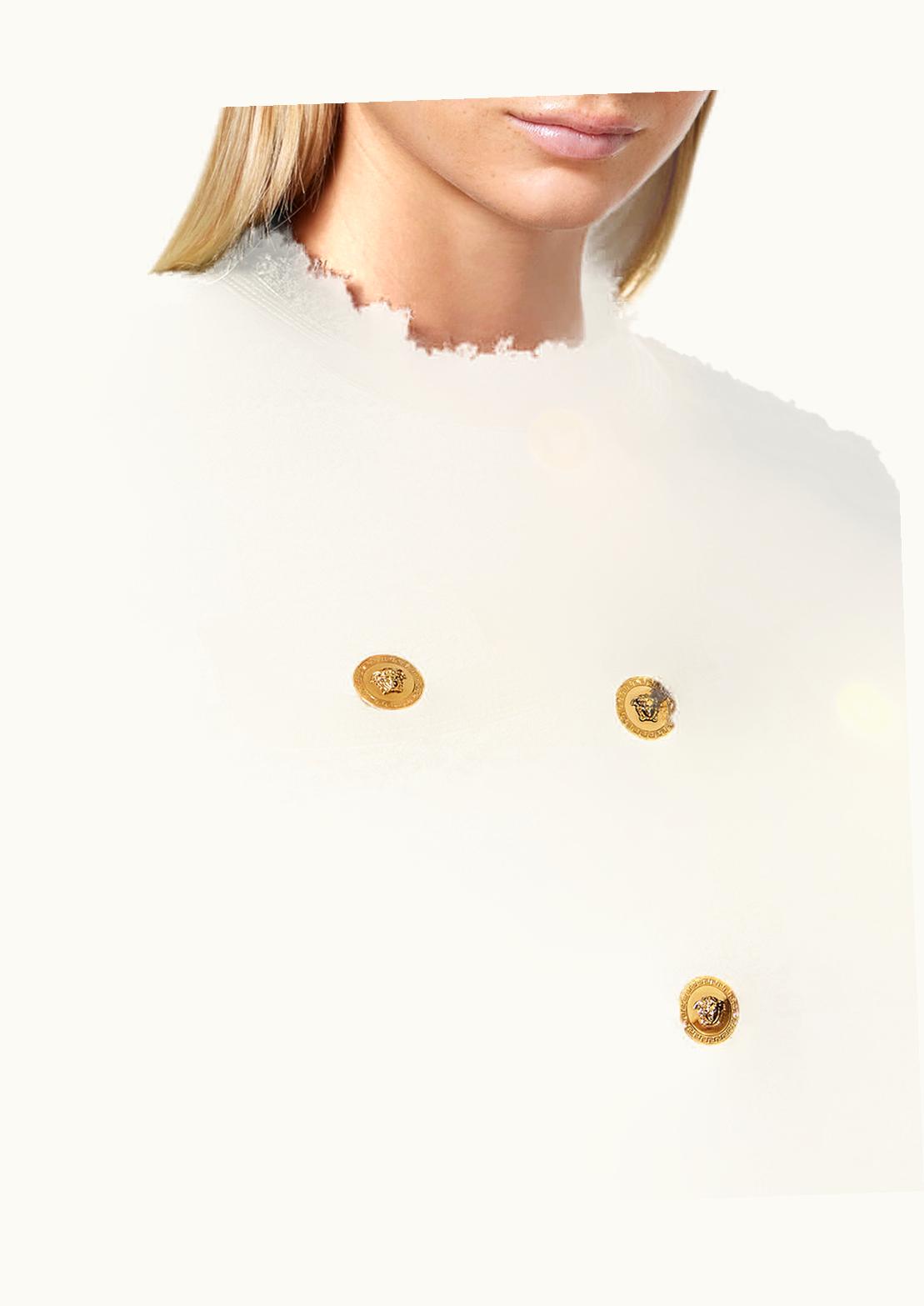 Versace Versace Medusa Bouclé Tweed Jacket Black