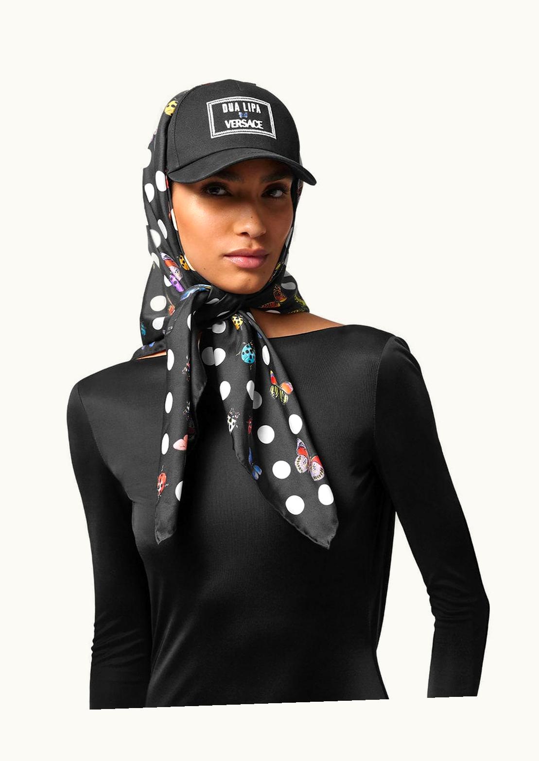 Versace Versace Dua Lipa x Versace Butterflies & Ladybugs Foulard Baseball Cap Print