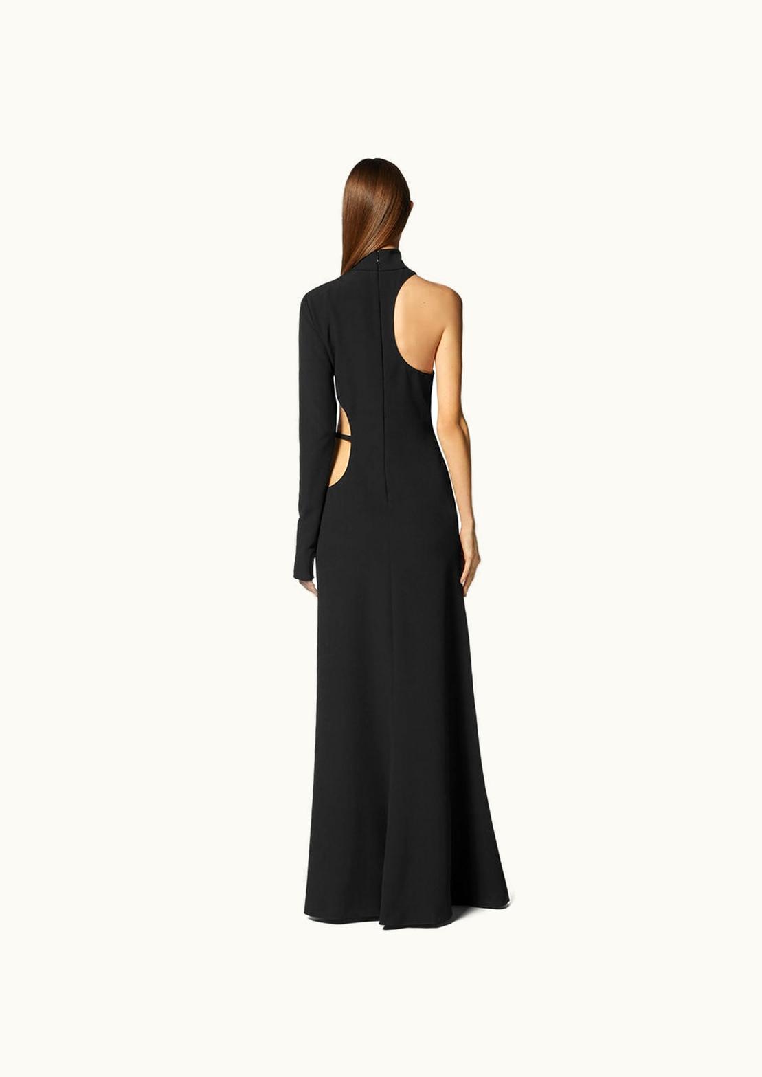 Versace Versace Chain Couture Cutout Long Dress Black, Print