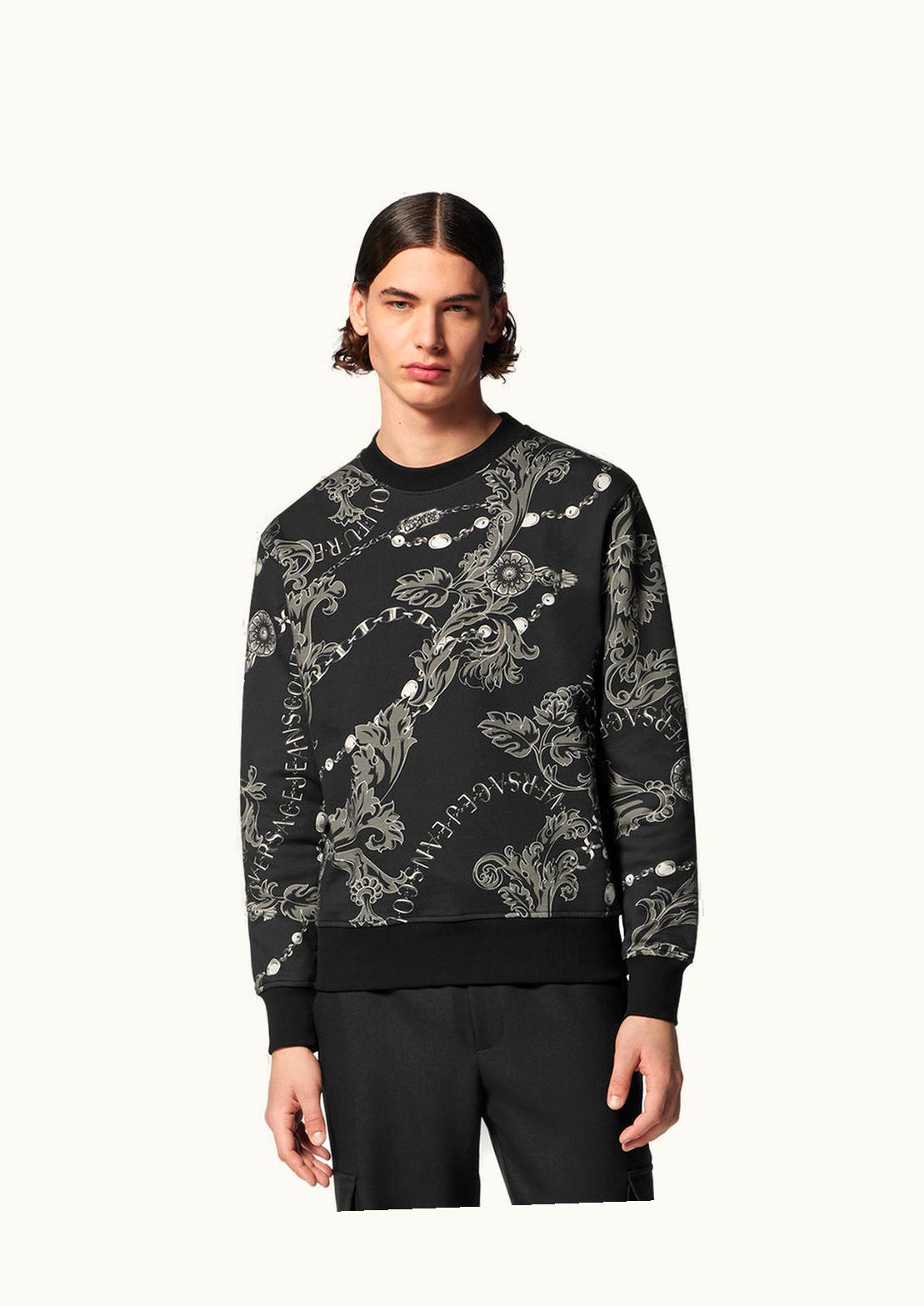 Versace Versace Chain Couture Sweatshirt Black, Print