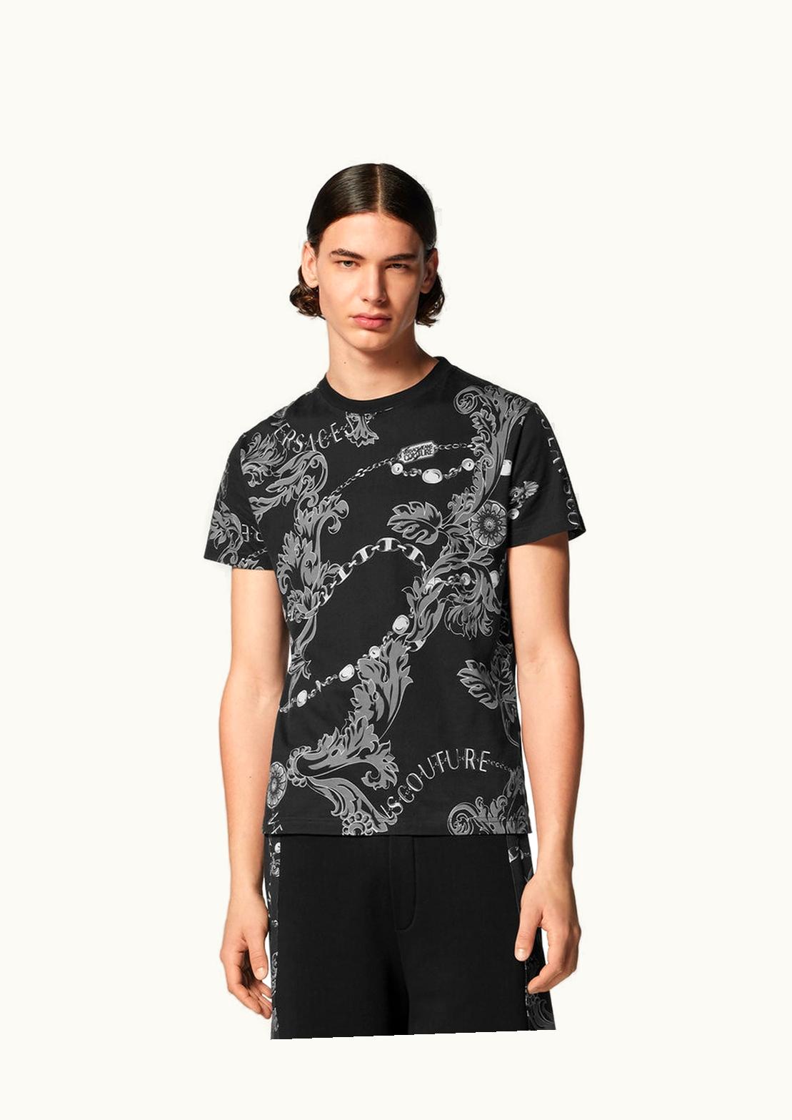 Versace Versace Chain Couture T-Shirt Black, Print