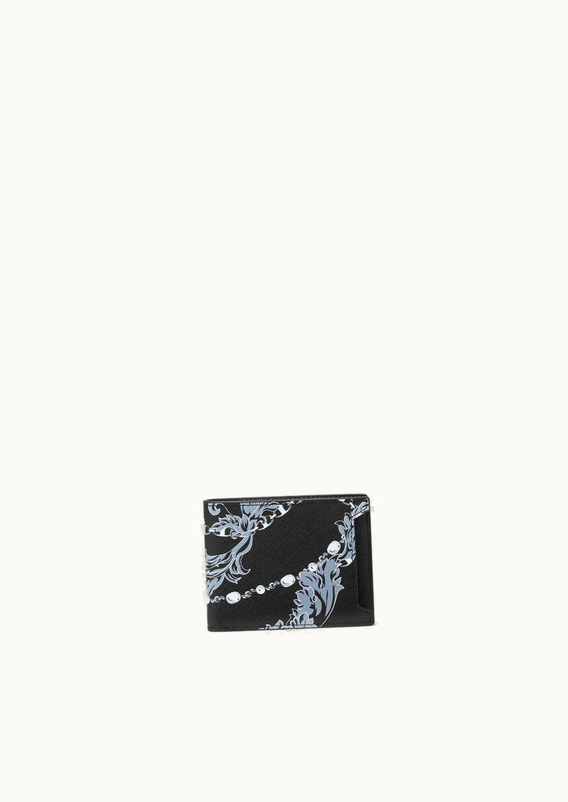 Versace Versace Chain Couture Wallet Black, Print