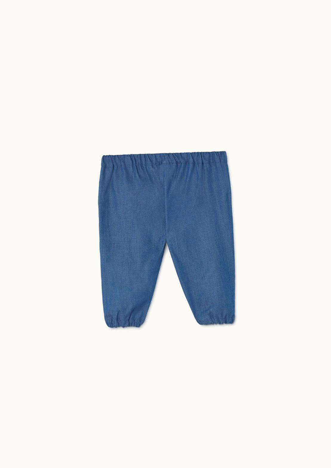 Versace Versace Medusa Chambray Baby Trousers Blue