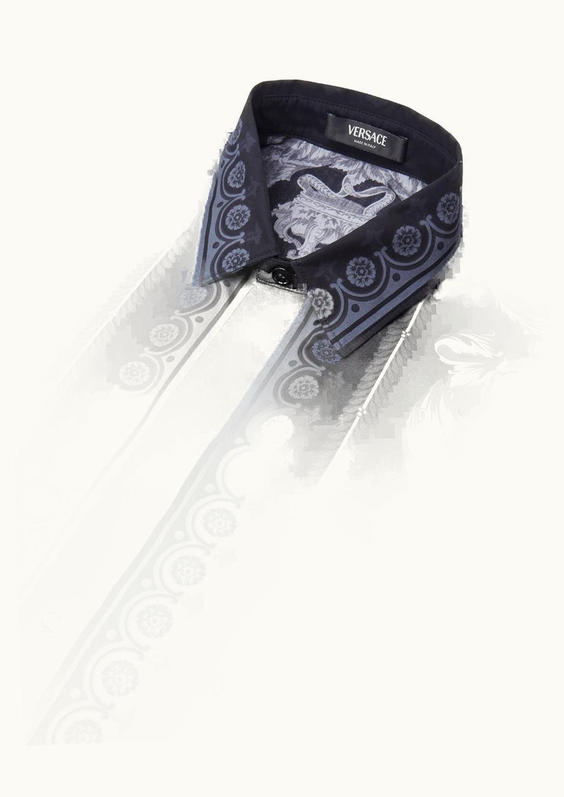 Versace Versace Cotton Barocco Shirt Black, Print