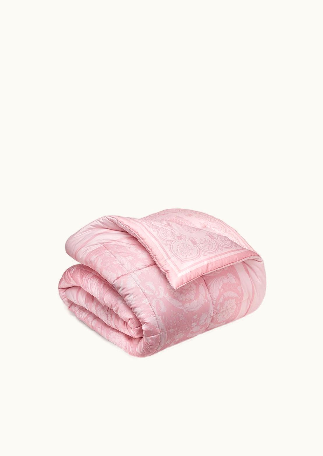 Versace Versace Crete De Fleur Double-Face Comforter Pink, Print