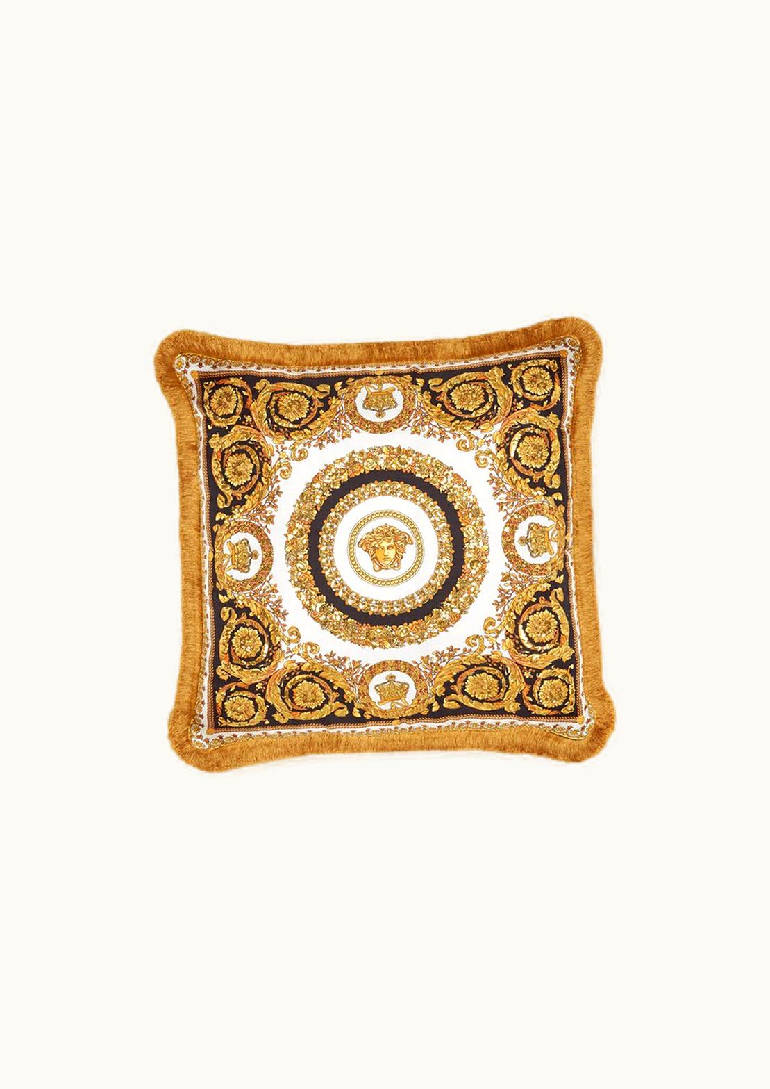 Versace Versace Crete De Fleur Embroidered Silk Cushion Print