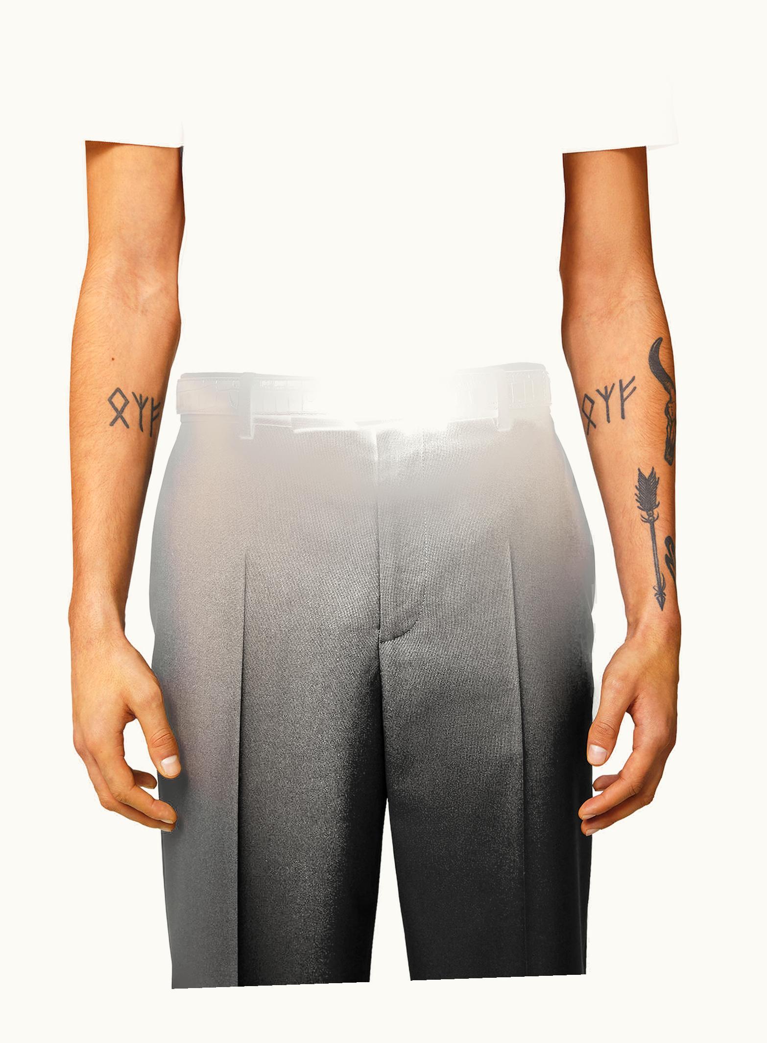 Versace Versace Croc Effect Leather Belt Black, Gold