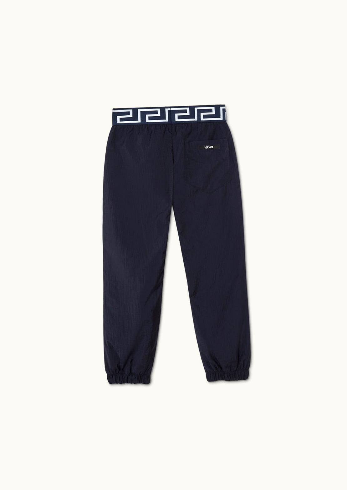 Versace Versace Croc-Effect Nylon Kids Sweatpants