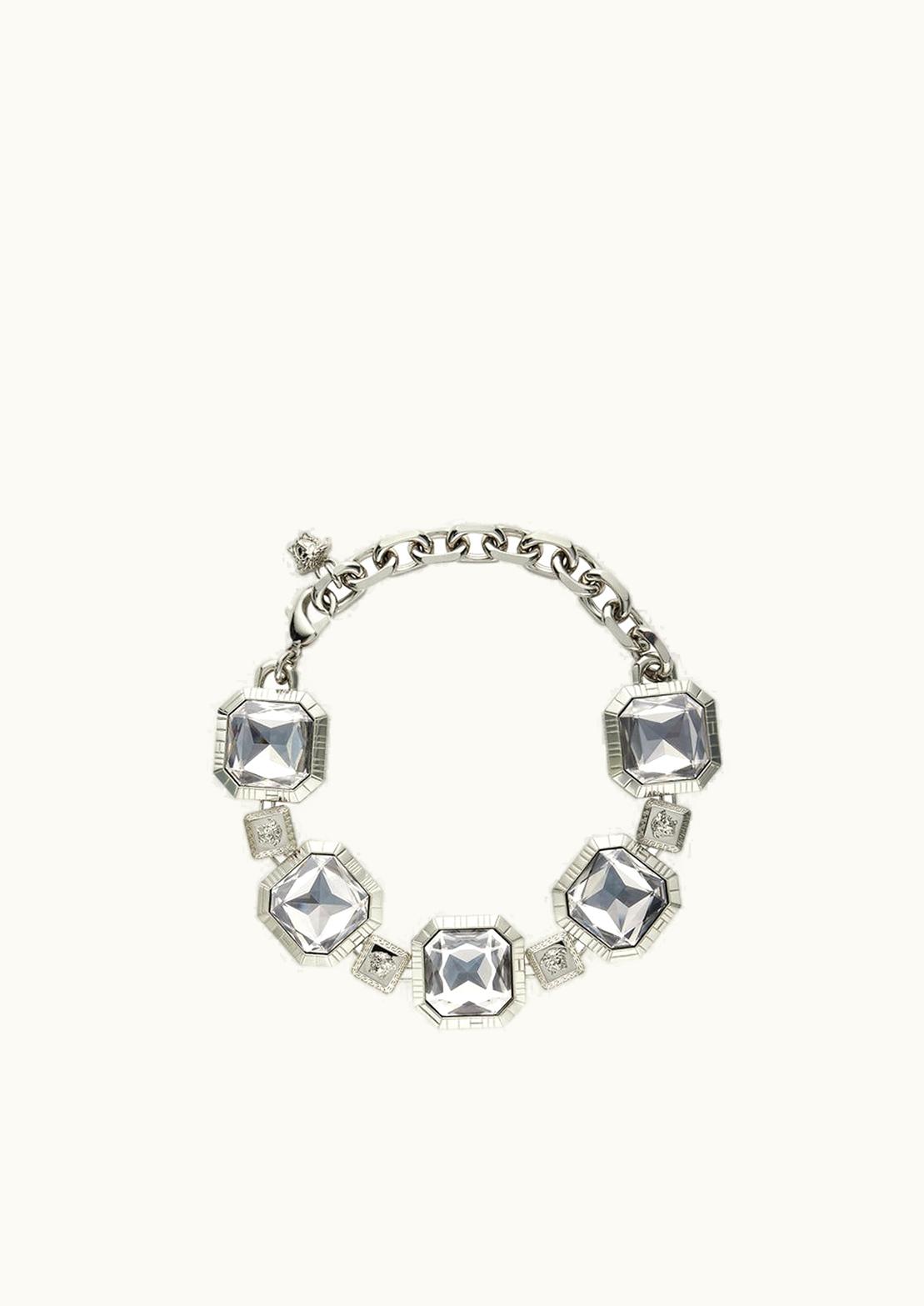 Versace Versace Crystal Greca Quilting Bracelet