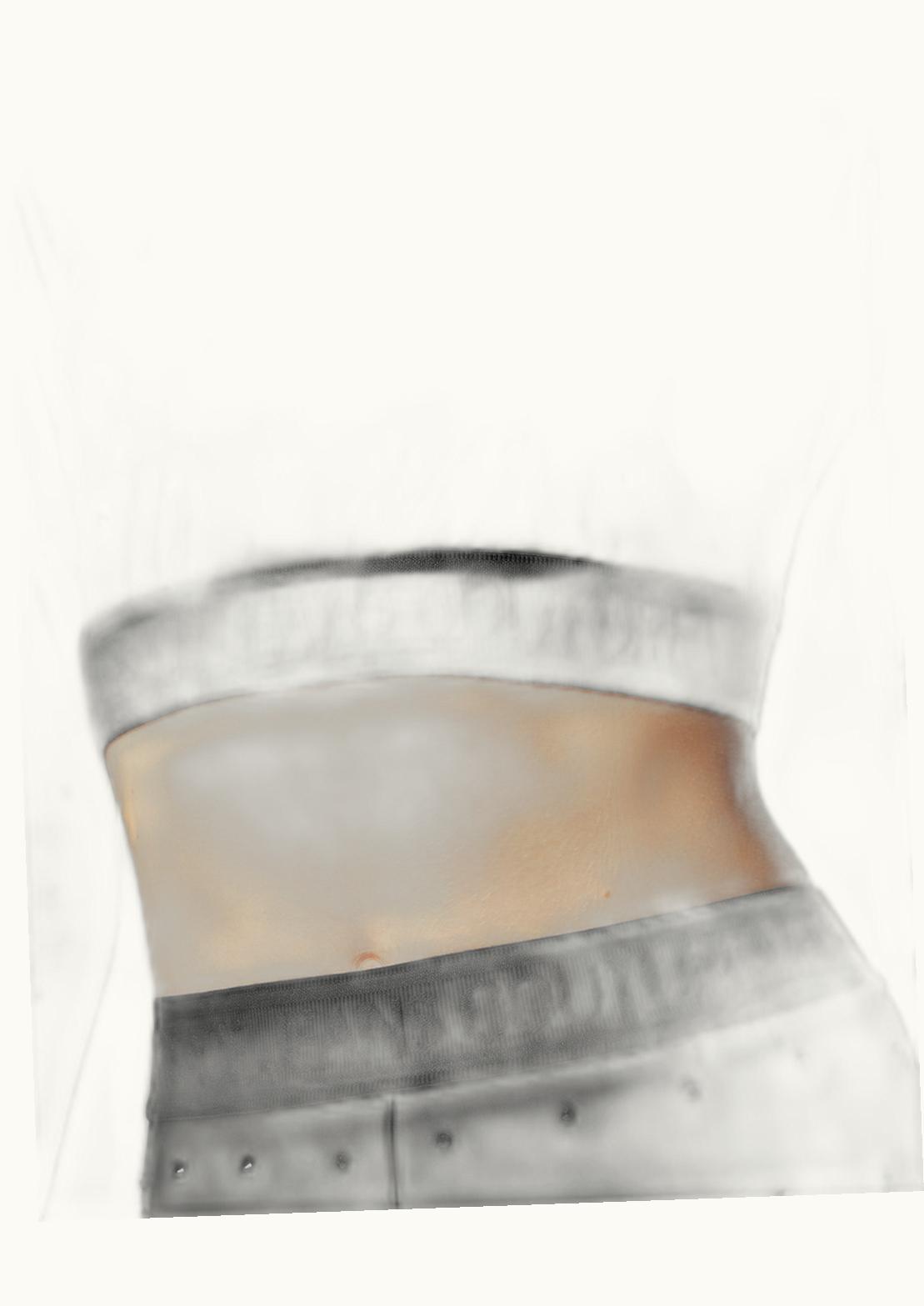 Versace Versace Crystal Logo Crop Top Black, Print