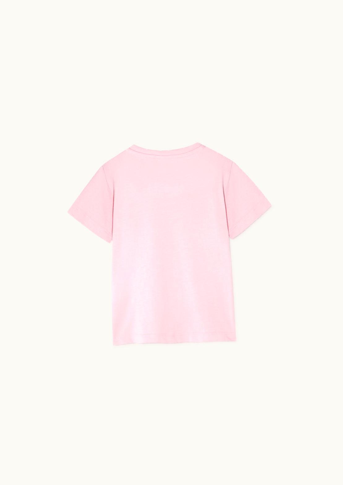 Versace Crystal Versace Logo Kids T-Shirt Pink