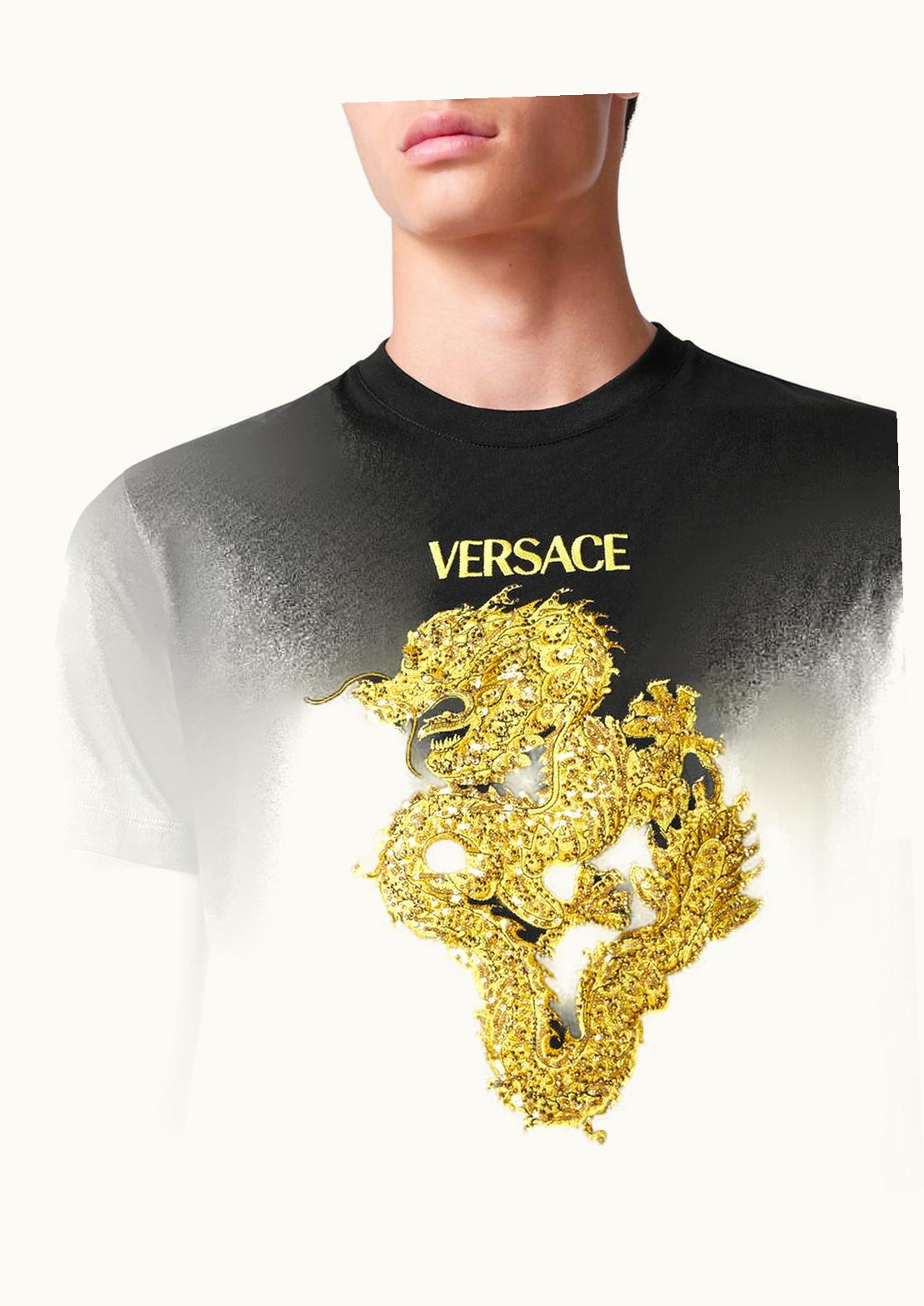 Versace Versace Embellished Year Of The Dragon T-Shirt