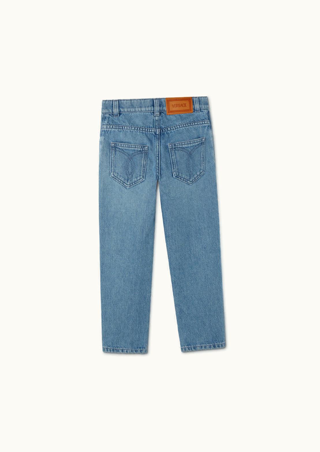 Versace Versace Embroidered Varsity Kids Jeans