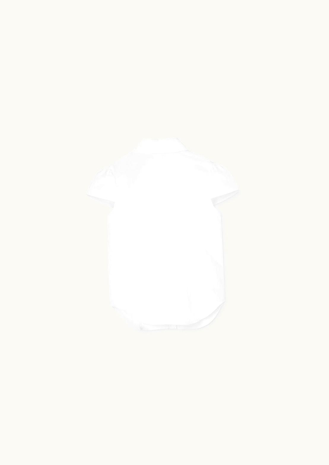 Versace Embroidered Versace Logo Kids Shirt White, Print