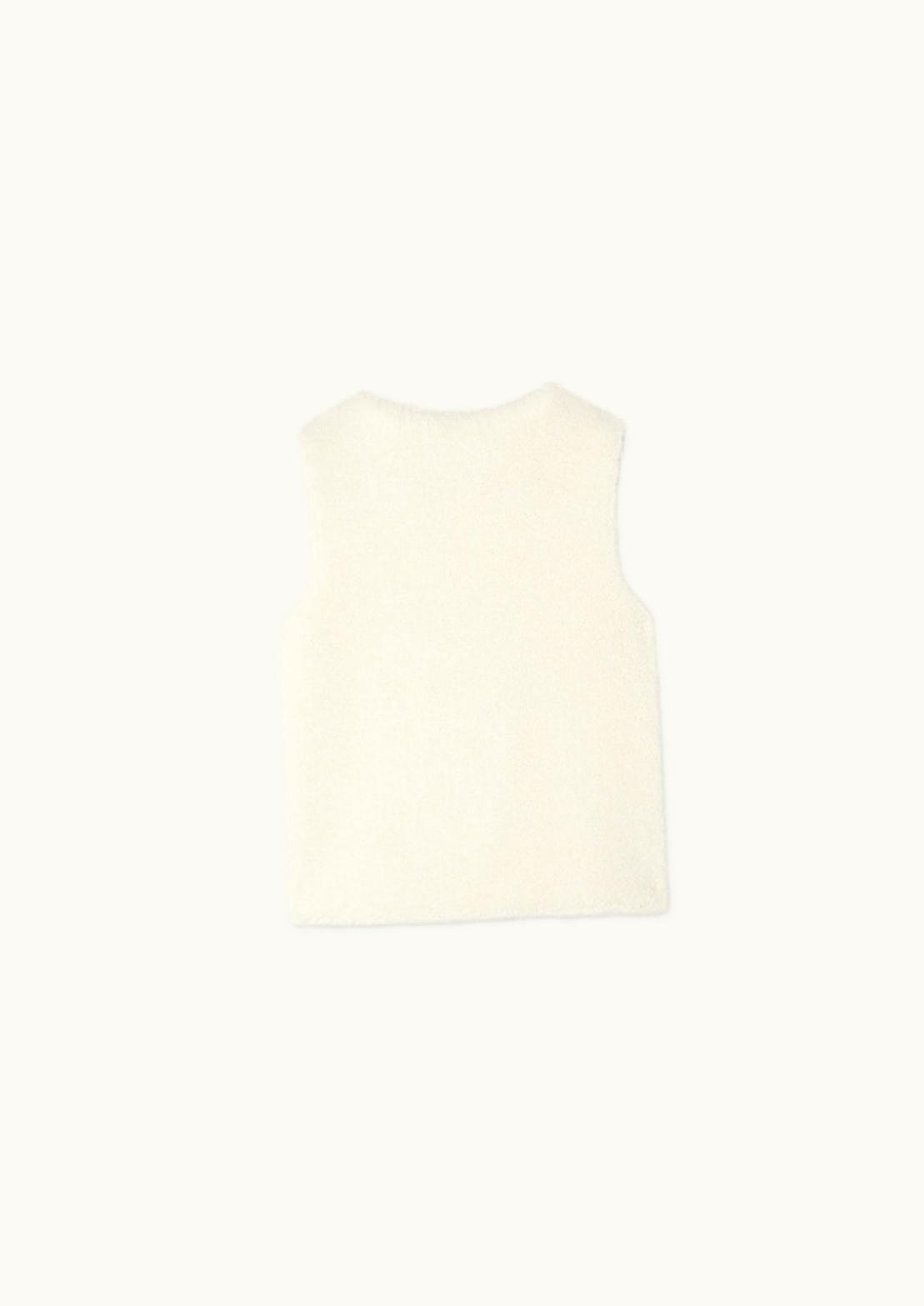 Versace Versace Medusa Kids Vest Faux-Fur White