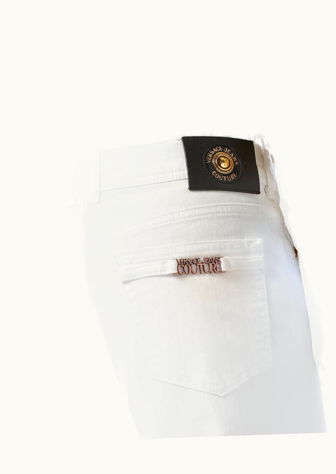 Versace Versace Flared Jeans White, Print