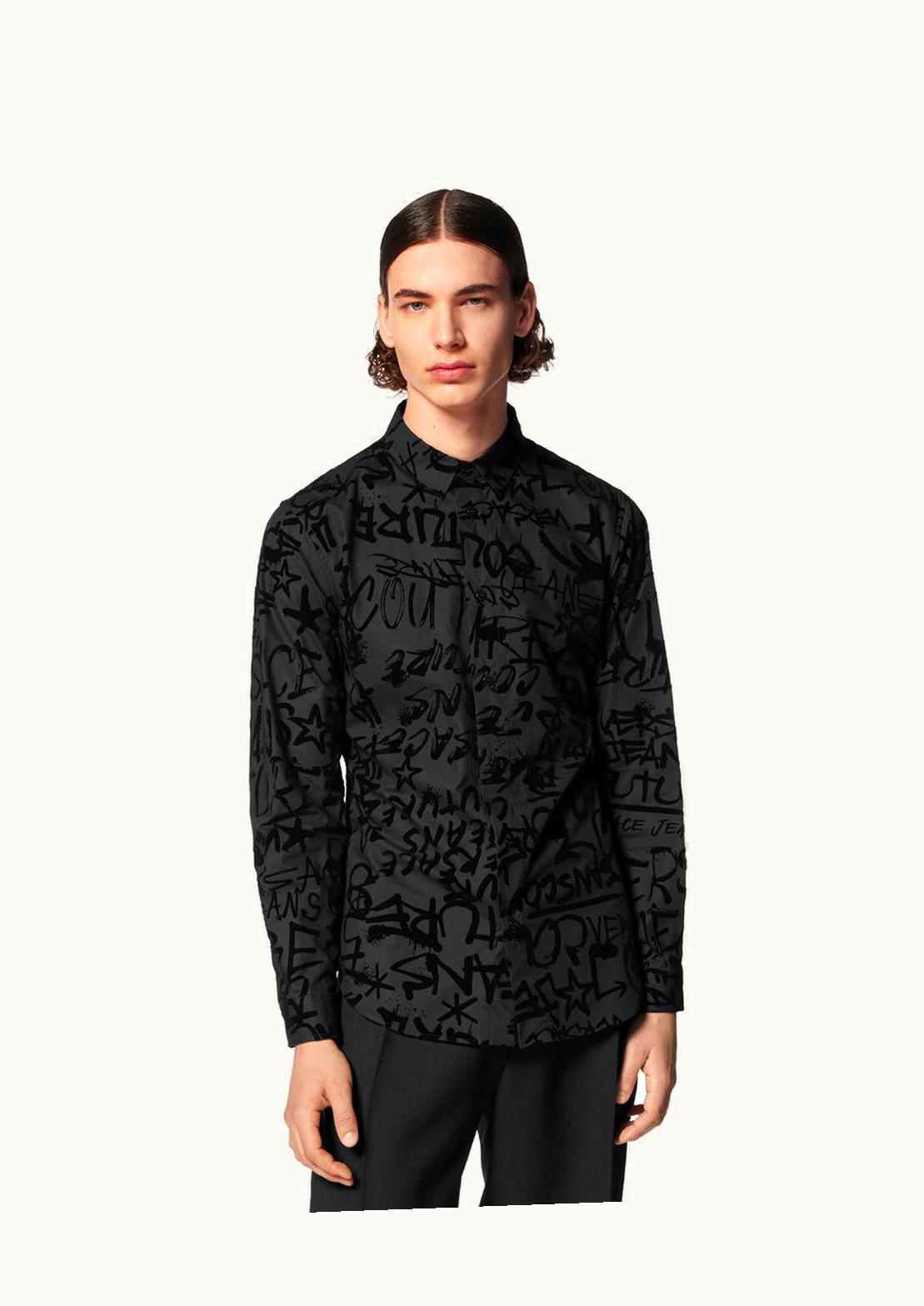 Versace Versace Graffiti Shirt Black, Print