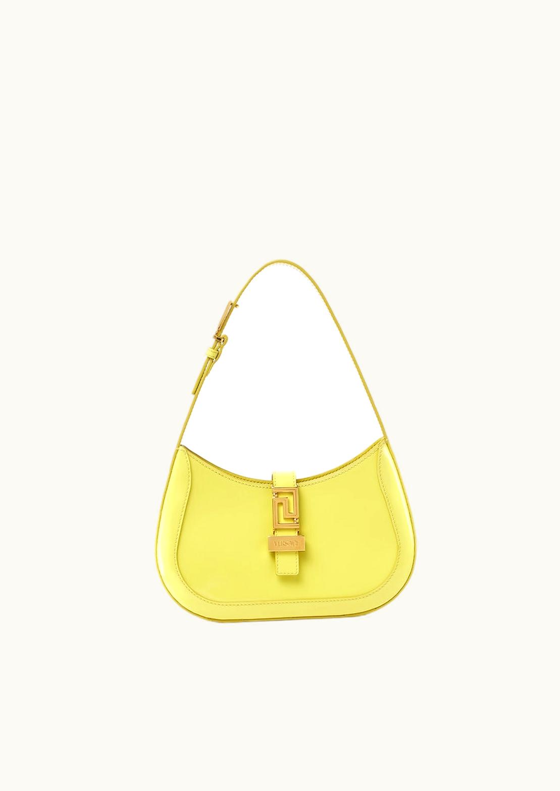 Versace Versace Greca Goddess Small Hobo Bag Yellow