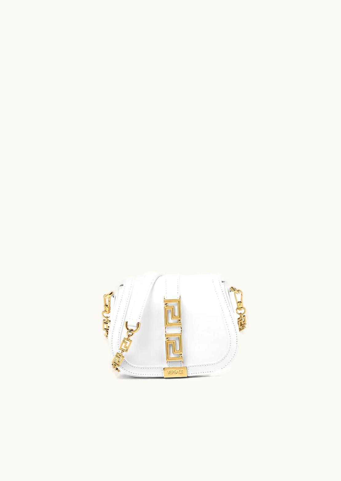 Versace Versace Greca Goddess Small Shoulder Bag White