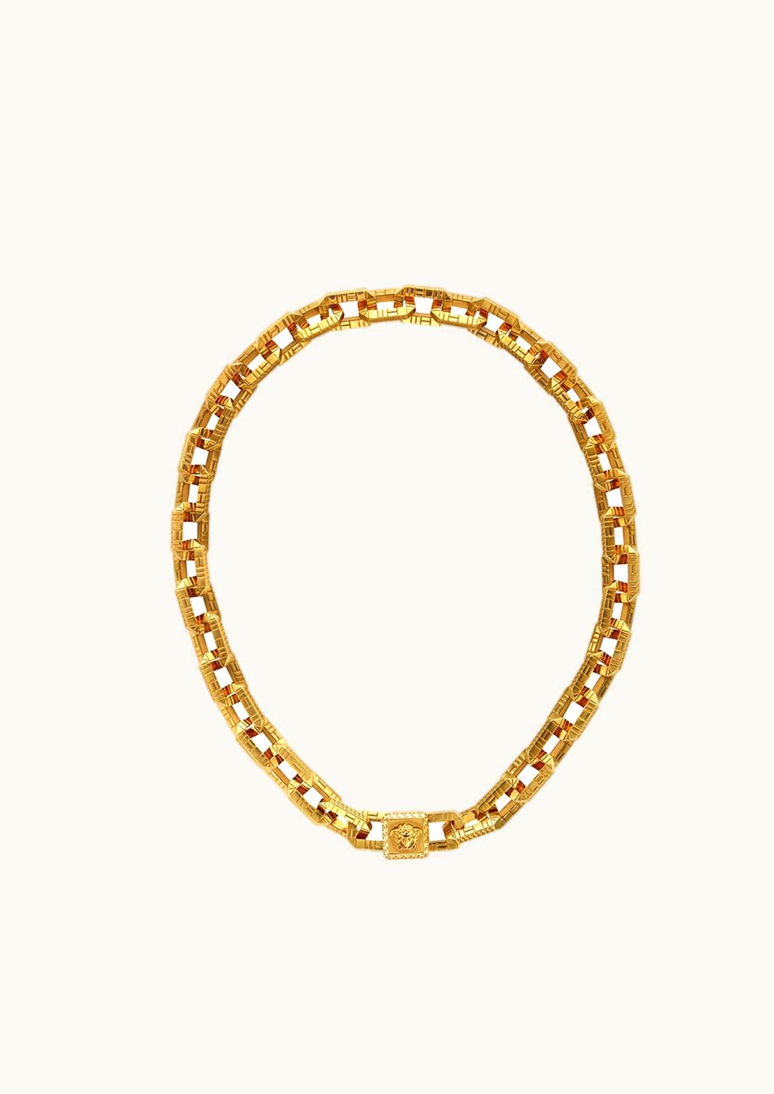 Versace Versace Greca Quilting Necklace Gold