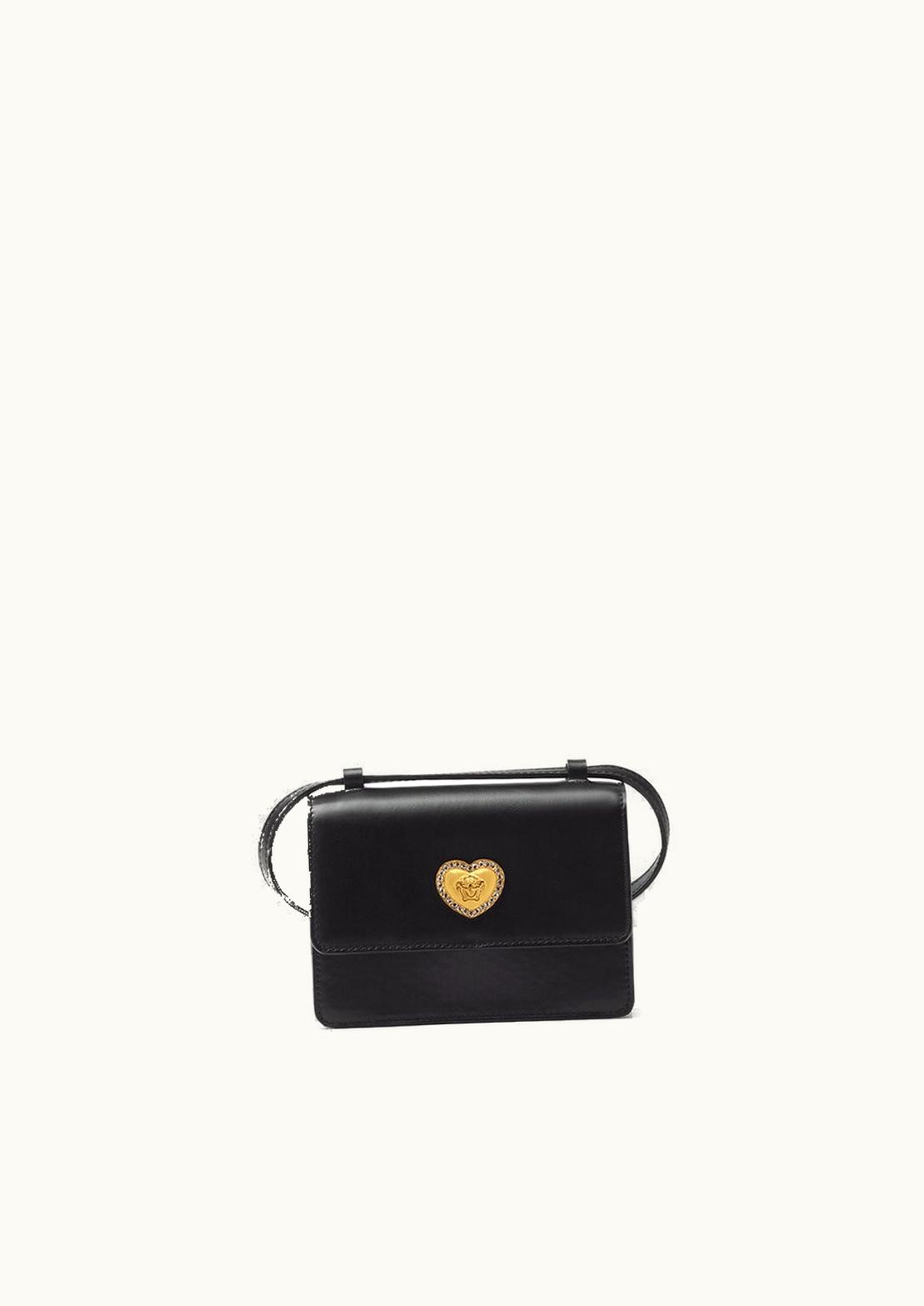 Versace Versace Heart Medusa Kids Crossbody Bag Black, Gold