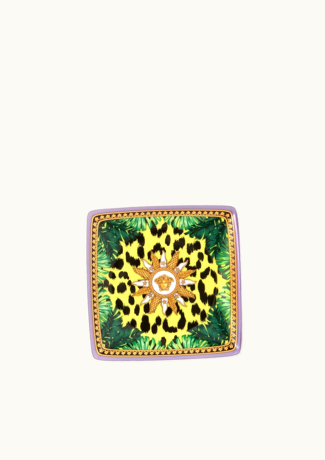 Versace Versace Jungle Animalier Square Plate 12 CM Print