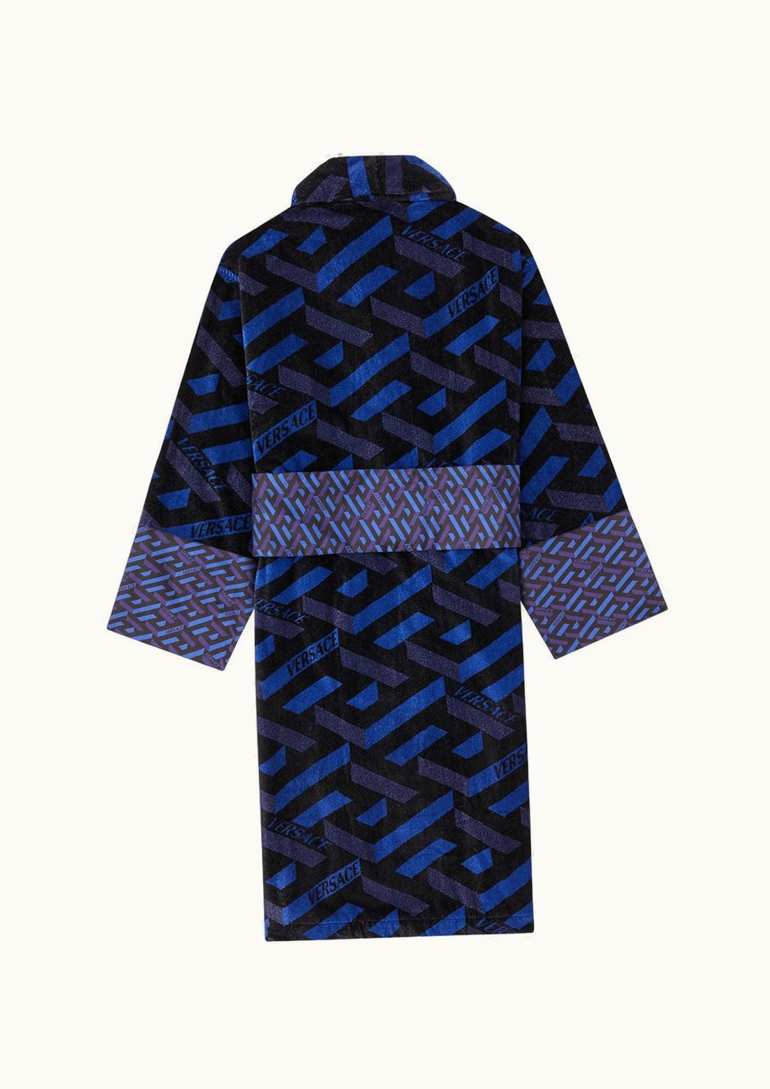 Versace Versace La Greca Bathrobe Blue, Black