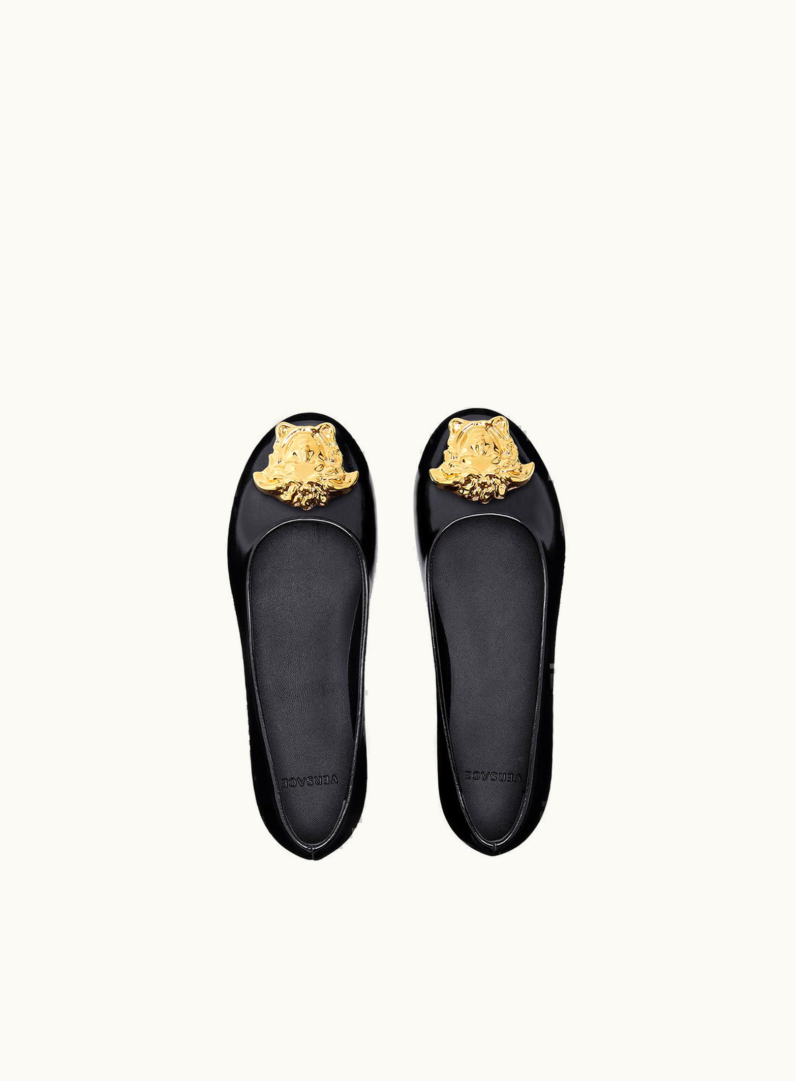 Versace Versace La Medusa Kids Ballerinas Black, Gold - Mini Medusa Ballet Flats Black, Gold