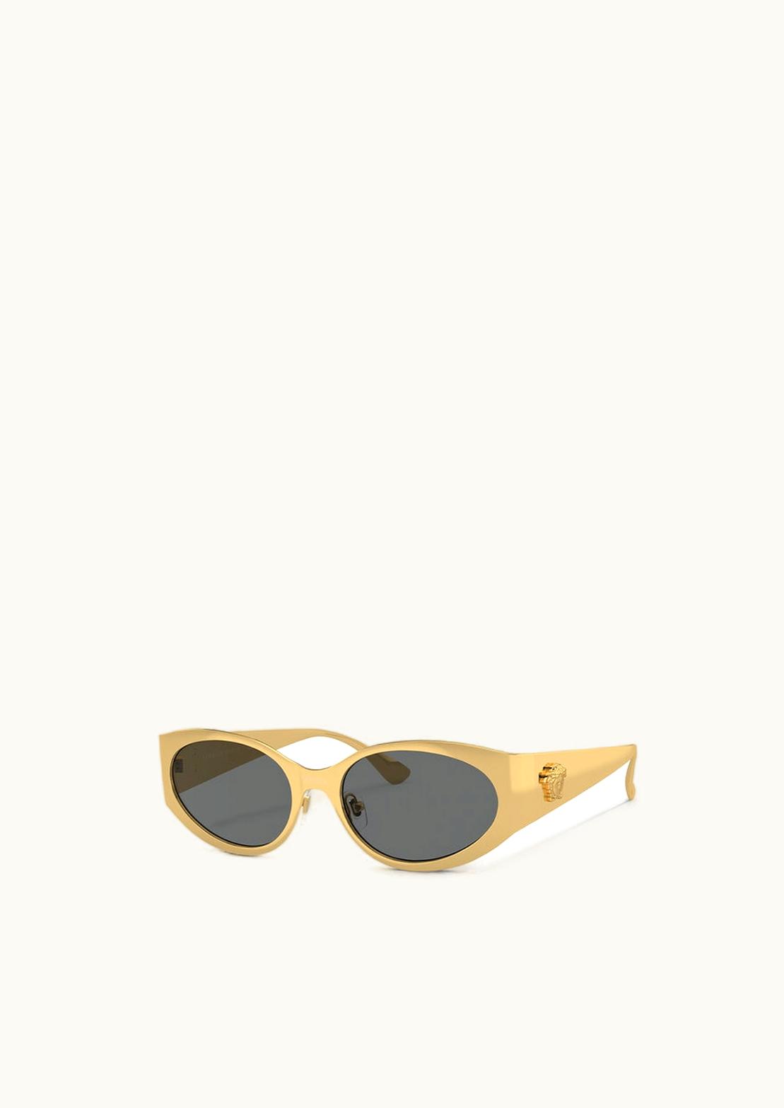 Versace Versace La Medusa Oval Sunglasses Gold