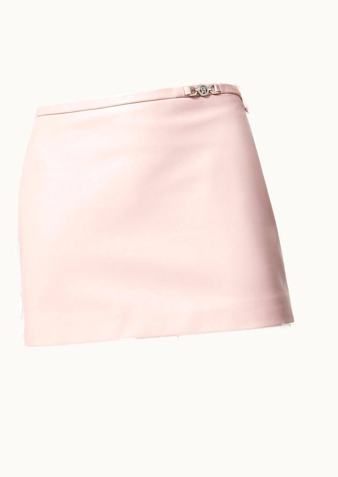Versace Versace Leather Mini Skirt Pink