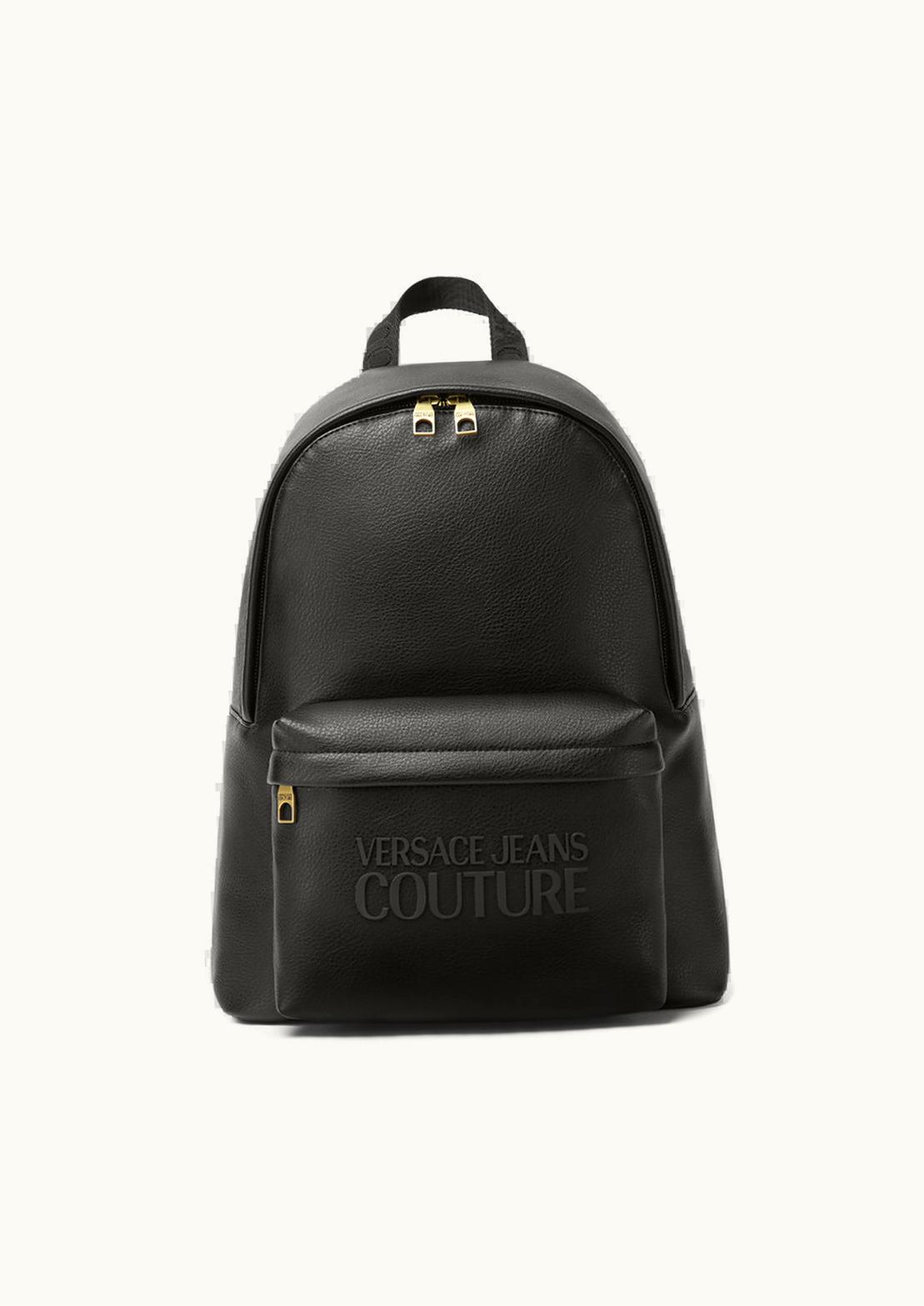 Versace Versace Logo Backpack Black, Print